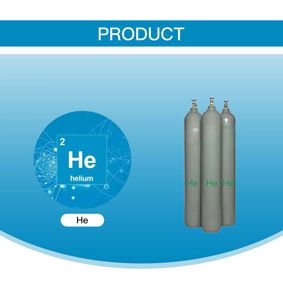 Great Quality High Purity UHP Industrial Gas Helium He Gas 99.999%/99.9999% 6m3/7m3/10m3 China Factory Supply Best Prices Helium