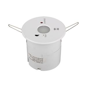 220V Rechargeable UFO Ceiling Recessed LED Fire COB Emergency Downlight