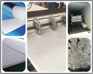 1200 130 1400c 25mm 50mm Thick Silicate Insulation Wool Mineral Fibre Wool Cotton Ceramic Fiber Thermal Insulation Blanket in Rolls with Aluminium Foil
