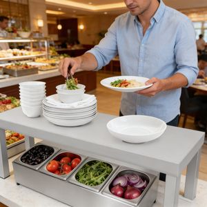 Stainless Steel Single-Tier Countertop Rack