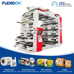 Automatic Plastic Bag Cup PE/BOPP/LDPE Film Stack Type Flexographic Printing/Flexo Print Machine 8 Color