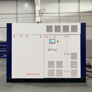 Low Noise ISO 8573-1 Class 0 Certified 220kw Oil-Free Screw Blower 100% Oil-Free Compressed Air