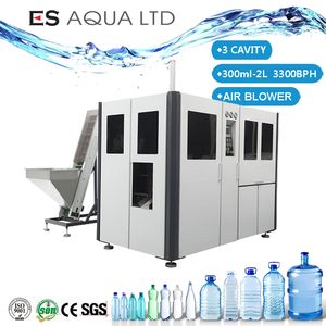 Full Automatic Blow Molding Pet Bottle Making Semi Auto Blower Perform Making Bottle Machine