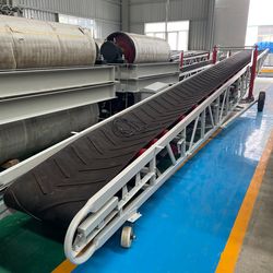 Mini Grain Cereal Mobile Belt Conveyor for Sale