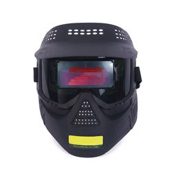 Full Face PC Welding Helmet Auto Darkening Flip up Welding Mask Breathable Arc Welding Protective Helmet