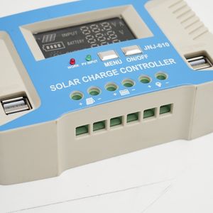 High-Efficiency 10A to 60A PWM Solar Charge Controller