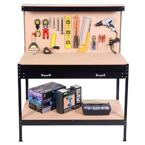New Model Industrial Workbench Table for Repairing with Pegboard