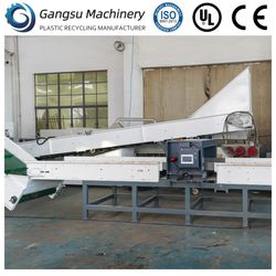 PP PE Film Crushing Washing Drying Waste PP PE Film Small Plastic Recycling Machine Plastic Washing Line