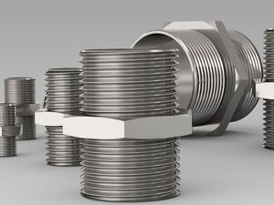 Galvanized Iron Threaded 1 Inch Gi Double Nipple Pipe Fitting