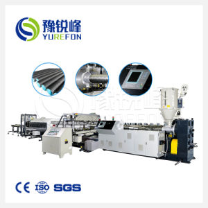 Flexible Extrusion Stretch PP Single Double Wall Corrugated Pipe Extruder Line Plastic Machine