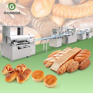 Full French Baguette Bakery Production Software Products Manufacture Plant Small Croissant Nan Toast Bread Make Machine