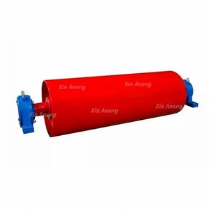 Durable Steel Pulley PU Rubber Lagging Conveyor Pulley Belt Conveyor Pulley for Heavy-Duty Use