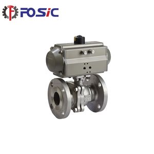 Pneumatic Actuator Control Standard Ball Valve with Flange for Ball Valve Pneumatic System