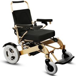 Extra Wide Electric Foldable Wheelchair with Battery Portable Power Wheelchair