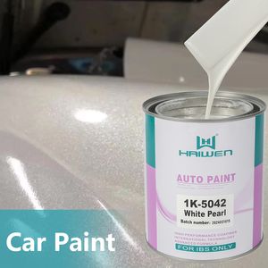 Haiwen Premium 1K White Pearl Acrylic Paint Automotive Paint - Hq Car Paint for Car Body Repair and Restoration