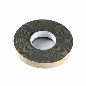 High-Density Closed-Cell Black Single-Sided EVA Foam Tape for Door Window Insulation Sealing