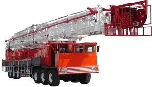 Mobile Truck Mounted Drilling Rig Xj150 Xj250 Xj350 Xj450 Workover Rig