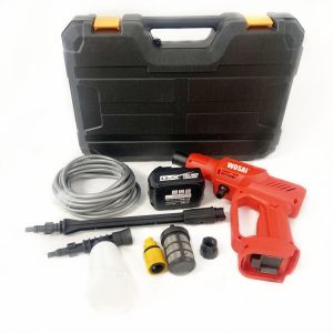 5 in 1 Battery Electric Powered High Pressure Pump Car Washer Price Automatic Cordless Washing Water Spray Gun Auto Wash Machine