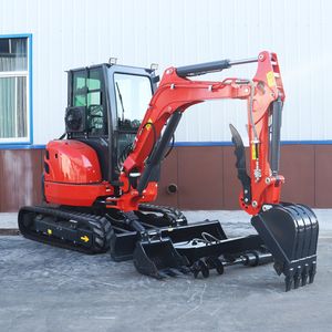 Free Shipping EPA Engine Mini Escavators 4 Ton Multifunctional Minibagger Farm Used New Crawler Digger Mini Excavator