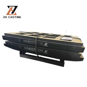 C96 mm0376620 mm0376621 High Manganese Steel Jaw Plate Jaw Crusher Wear Part