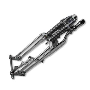 Chrome or Black Steel Scooter Spare Parts Motorcycle Springer Front Fork for Sale