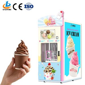 Automatic Making Machine Self Service Soft Ice Cream Vending Machine
