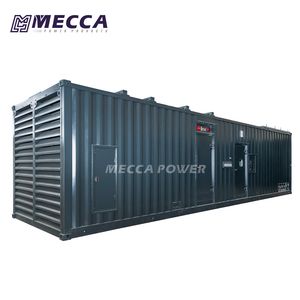 Mecca Power Containerized Diesel Generator 1000/2000/2500/3000 Kw kVA Powered by Cummins/Perkins/Mtu/Mitsubishi Engine