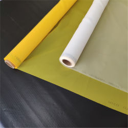 White and Yellow Polyester Screen Printing Mesh
