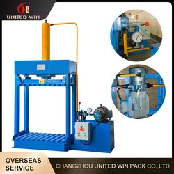 20 Tons Hydraulic Baling Press Machine Waste Bag/ Container Bag