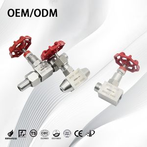 Stainless Steel Industrial Customize M/F Threaded Gas Needle Control Valve for Instrument