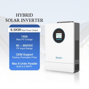 3kw 5kw 6kw Split Phase Inverter 110V/220V Hybrid Solar Power Inverter 48V