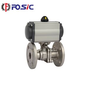Premium Stainless Steel Pneumatic Flange Ball Valve with Electric Actuator
