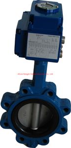 Wafer and Lug Butterfly Valve Splined with Electric Actuator