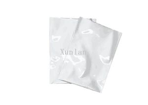Heat Seal Zipper Aluminum Foil Bags Aircraft Hole Shiny Moisture Proof