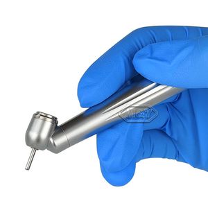 Dental High Speed 45 Degree Surgical Handpiece Push Button Single Water Spray Air Turbine 2/4holes Dentistry Equipment