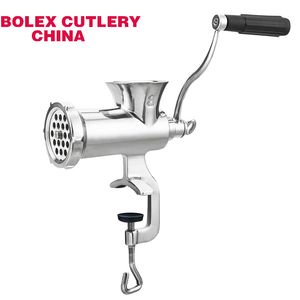 #8 Full Stainless Steel Manual Meat Mincer Meat Grinder
