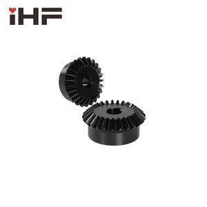 Manufacturer Direct Wholesale Blackened Bevel Gears with Threaded Holes