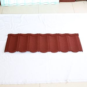 1340*420mm 0.15 Colorful Aluminized Zinc Steel Roofing Sheet Stone Coated Steel Roof Tile to Nigeria