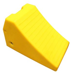400 Ton Large Equipment Wheel Chock Polyurethane PU Urethane Wheel Chock for Extra Heavy Duty Vehicle