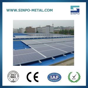 Home Solar Tin Roof Mounting System Solar Panel System