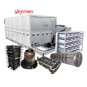 28kHz Heat Exchanger Huge Tank Ultrasonic Cleaning Bath Cleaner
