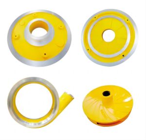High Chrome Alloy/Rubber Throatbush Volute Liner Impeller Spare Parts Slurry Pump Parts Wet Parts