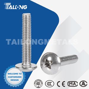 Premium Stainless Steel Pan Head Screws with Collar for Machine Use