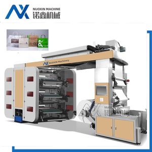 Belt Drive High Speed 6 Colour Roll Paper Flexo Printing Machinery