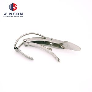 Stainless Steel Pipe Clamp Latches by Die Stamping, Riveted Wire Clips, Stainless Steel Formed Parts