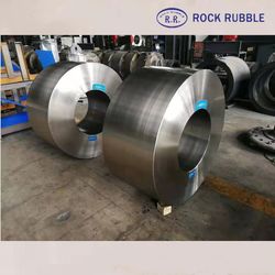 Centrifugal Casting / Carbon Alloy Steel Ductil Iron / Ball Mill Roller Ring Shaft