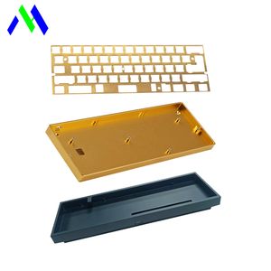Customized High Quality Metal Computer Keyboard CNC Machined Keycaps Mechanical Aluminum Gaming Keyboard