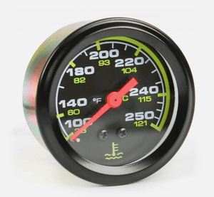 Mrgauge Hot Sale Water Indicator Universal52mm 200 Inch 100 T0 250 Fahrenheit 38 to 121 Degrees Celsius Water Temperature Gauge