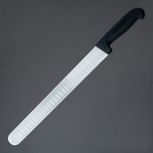 Ham Slicer Slicing Knife with Granton or Flutes Edge