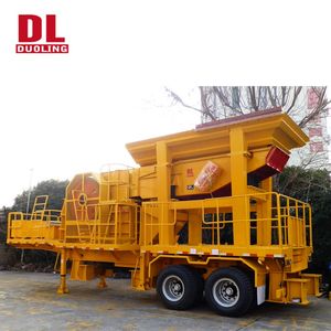 20-525tph Mobile Stone Jaw/Cone Crusher / Portable Rock Crusher Plant with ISO